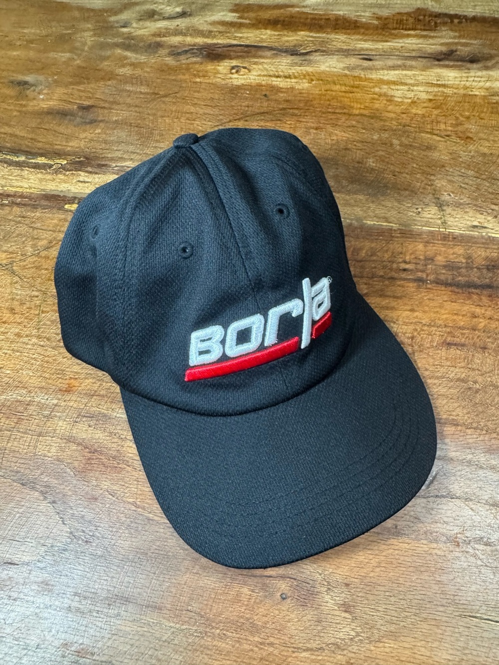 Borla Exhaust Motorsport car racing cap in black polyester